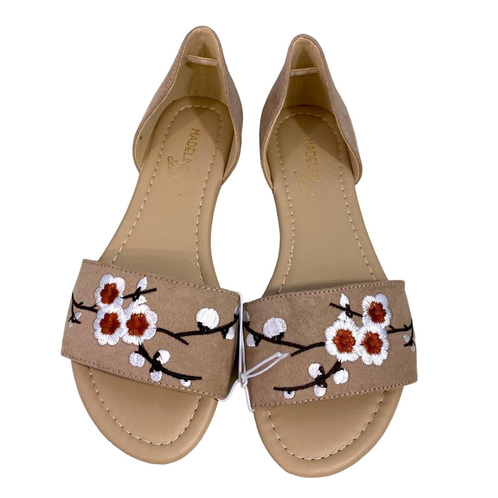 Madeline Stuart floral embroidery flats